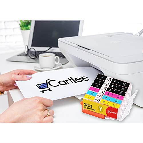 Cartlee Set of 6 Compatible High Yield Ink Cartridges PGI-280XXL CLI-281XXL Replacement for Canon Pixma TS6120 TS8120 TS9120 TR7520 TR8520 Printers (2 Black, 1 Pb Black, 1 Cyan, 1 Magenta, 1 Yellow)
