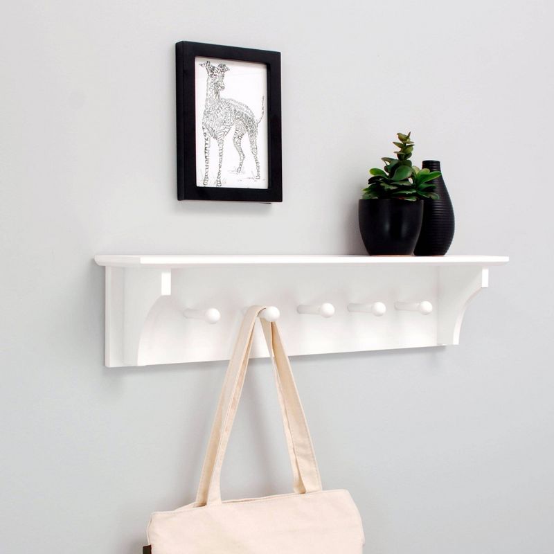 Decorative Wall Shelf - Simple White