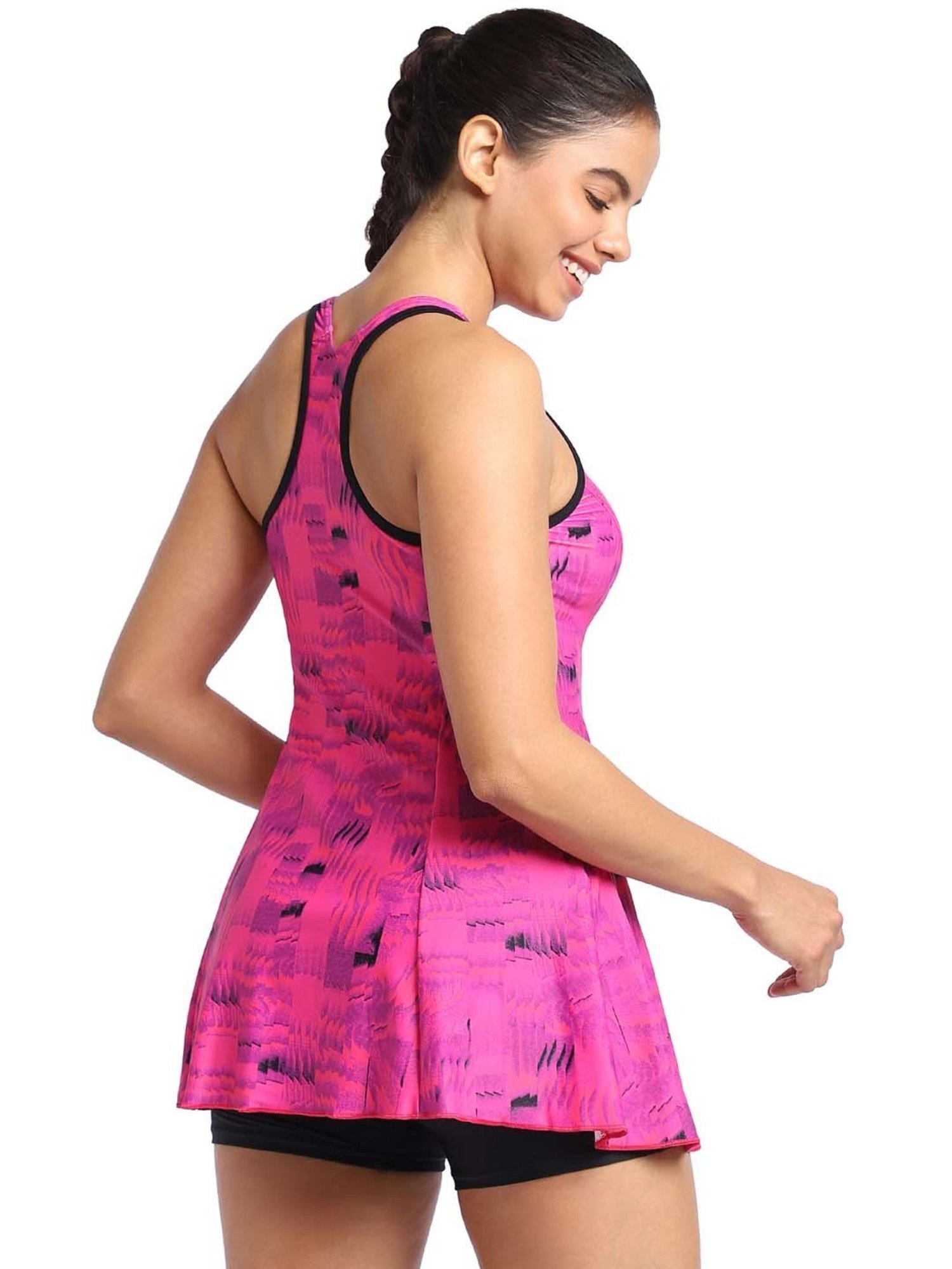 Speedo Pink Printed Swimwear