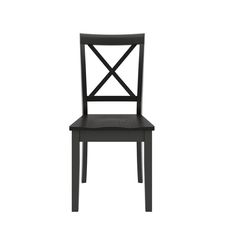 5pc Balwin Rustic Dining Set Black - Dorel Living