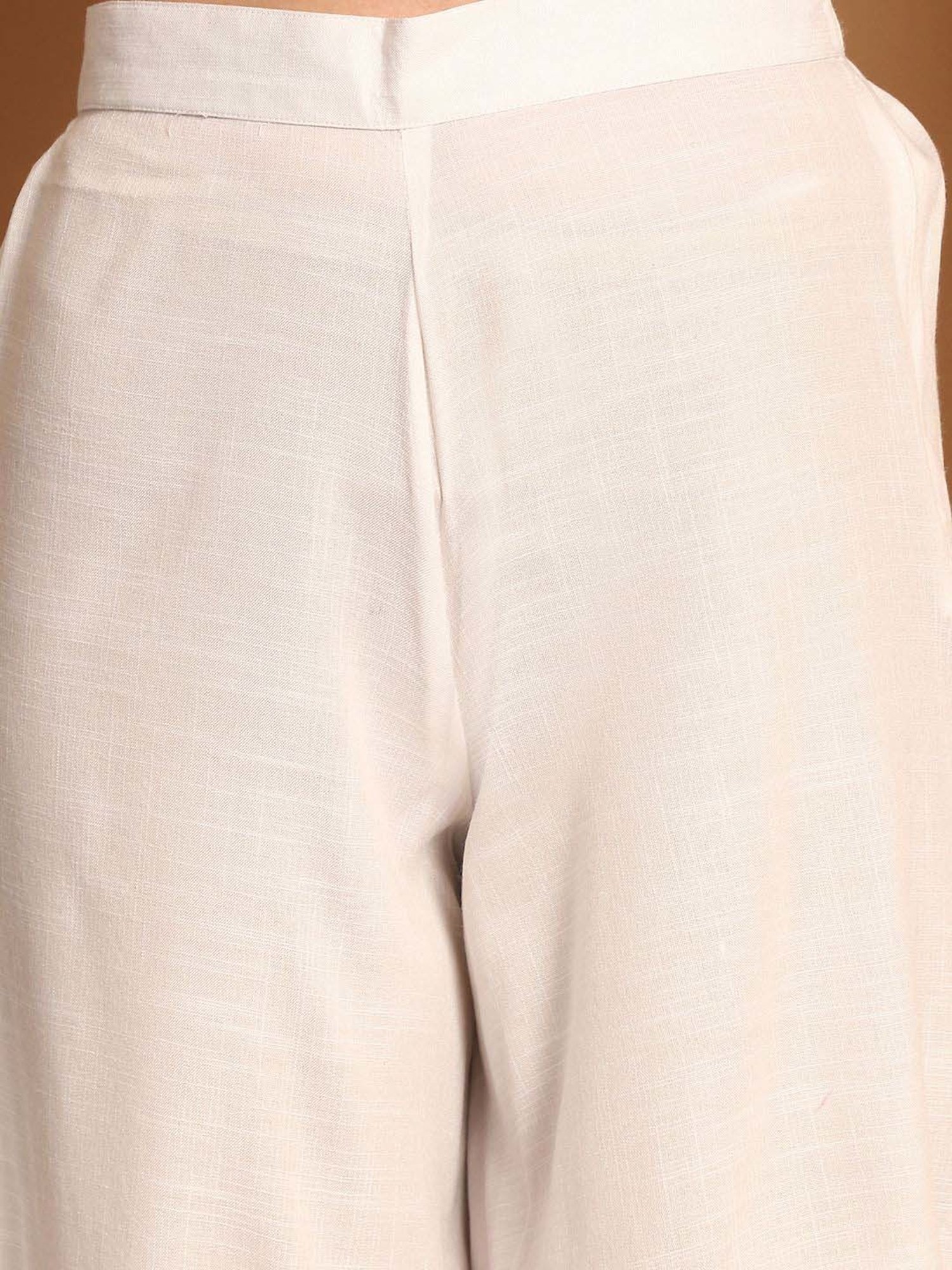 Jompers Blue & White Printed Kurta Palazzo Set With Dupatta