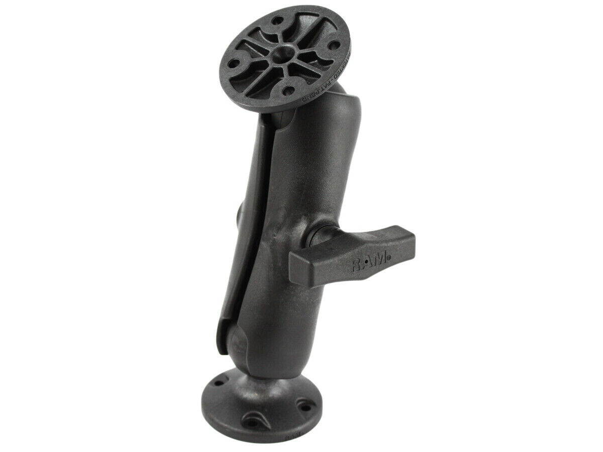 RAM Composite Mount with Two 2.25" Round AMPS Plates with 1.5" Balls