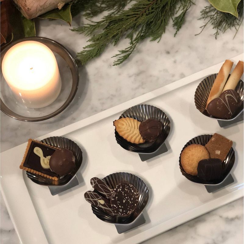 12pk Grillable Stainless Steel Clam Shells - Outset