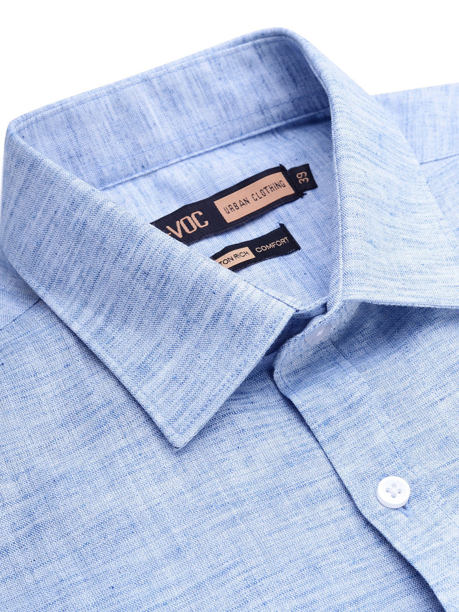 IVOC Blue Slim Fit Shirt