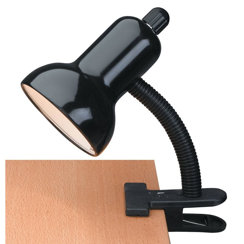 Clip-On 1 Light Desk Lamp with Lite Source Shade - Lite Source