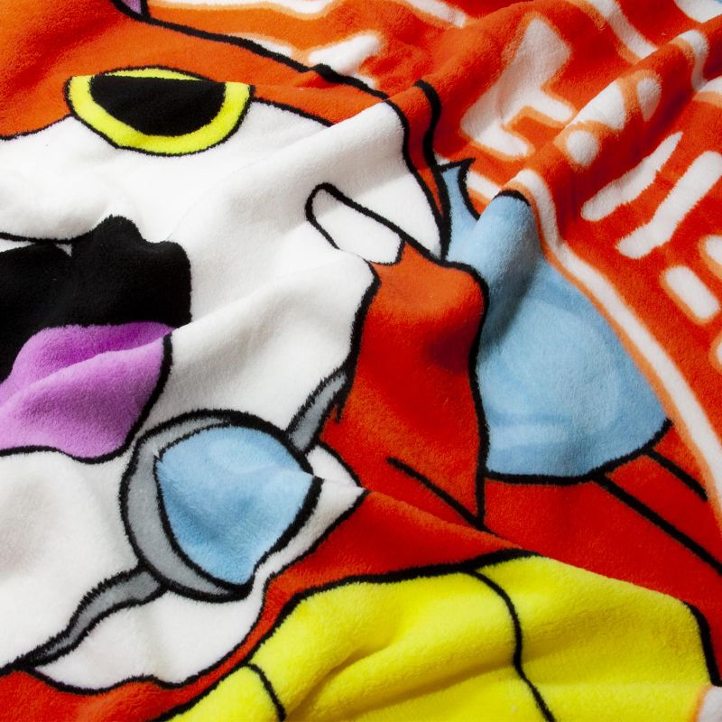 Seven20 Yo-Kai Watch Jibanyan Lightweight Fleece Throw Blanket | 50 x 60 Inches
