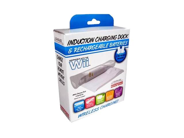 CABLES UNLIMITED Wii Dual Remote Induction Charging System with Rechargeable Batteries