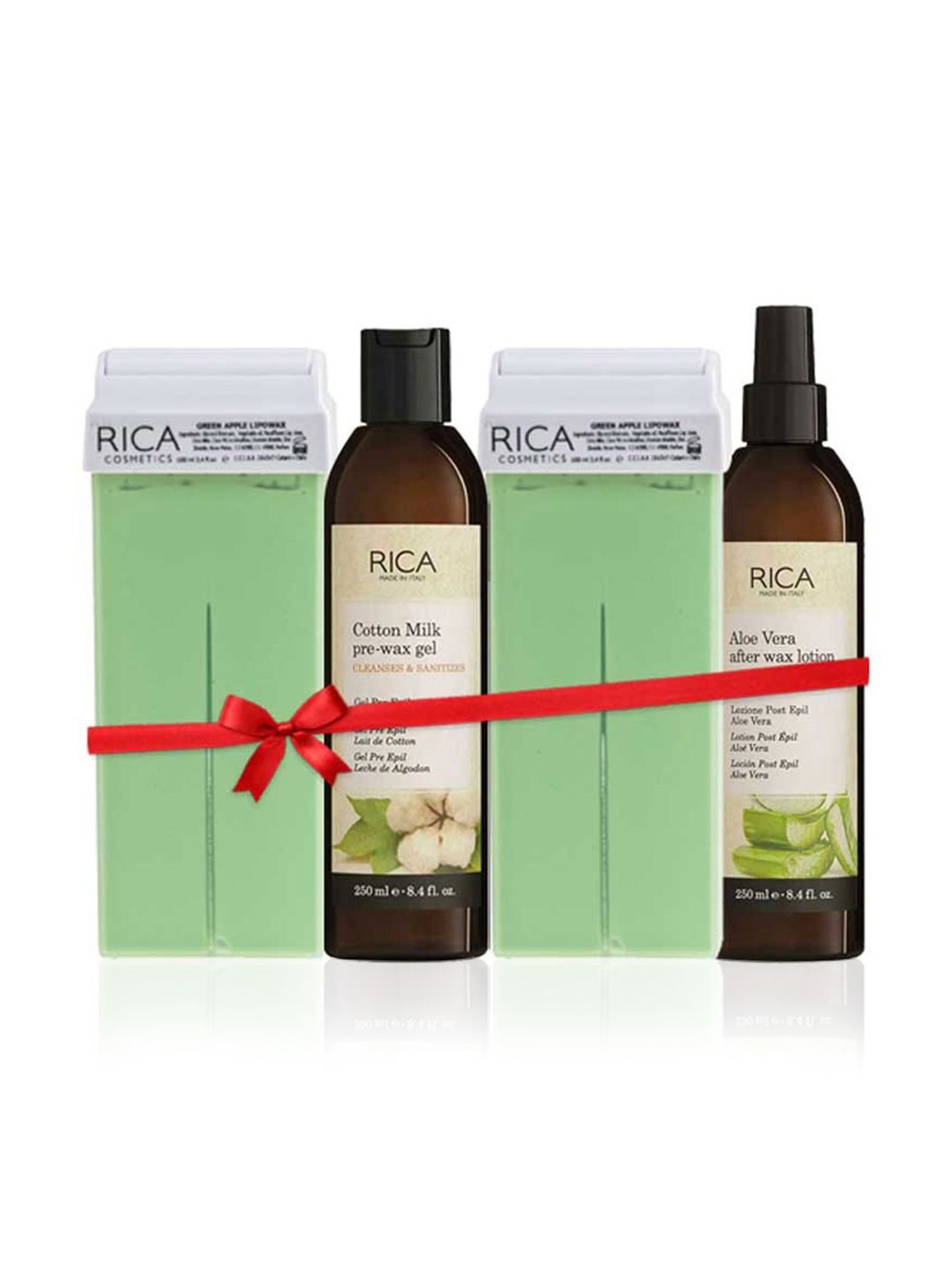 Rica Wax Green Apple Roll On Waxing Kit