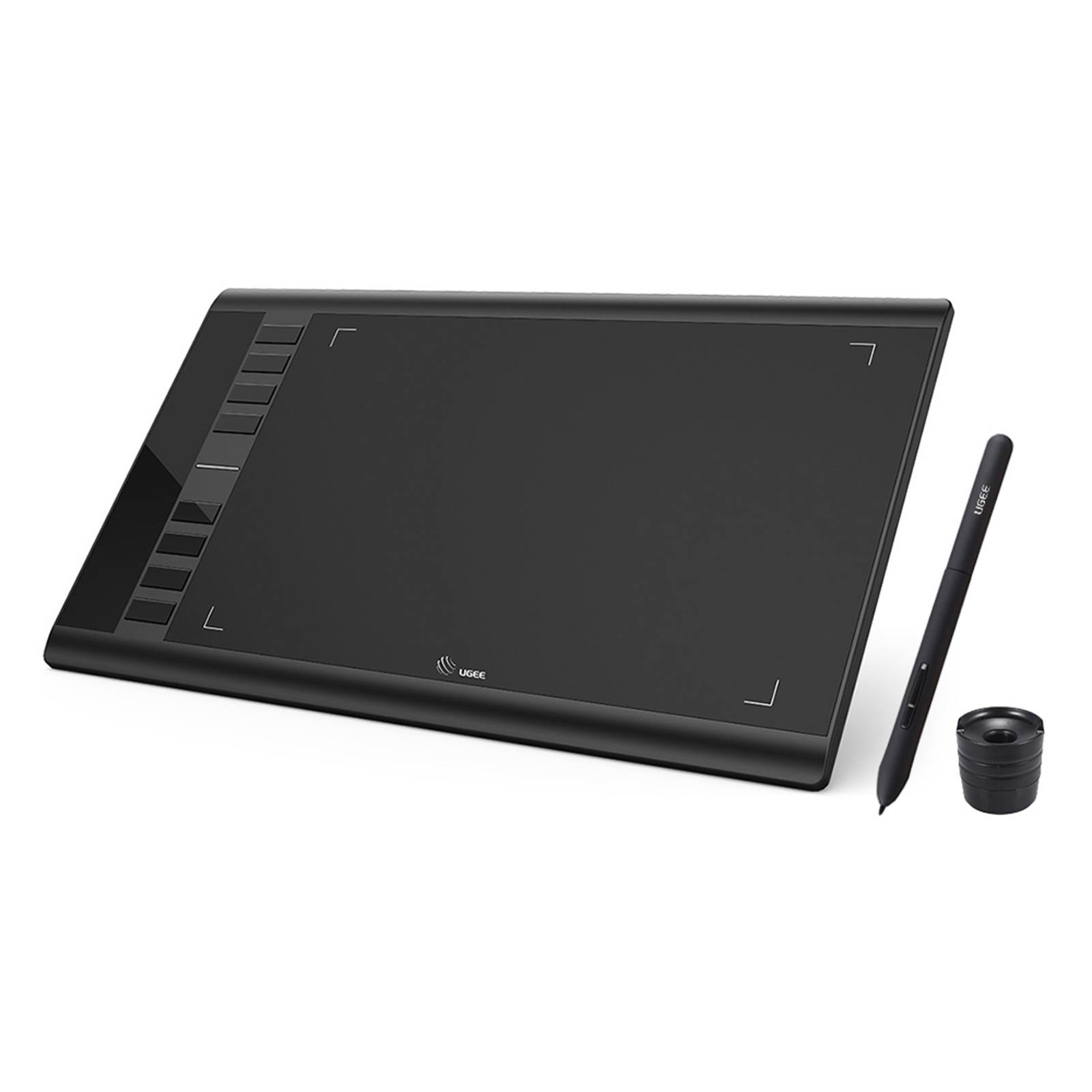 Ugee M708 Upgraded Graphics Drawing Tablet Board with Battery-free Passive Pen 8192 Pressure Sensitivity 266RPS 10 * 6inch for Windows for Mac OS