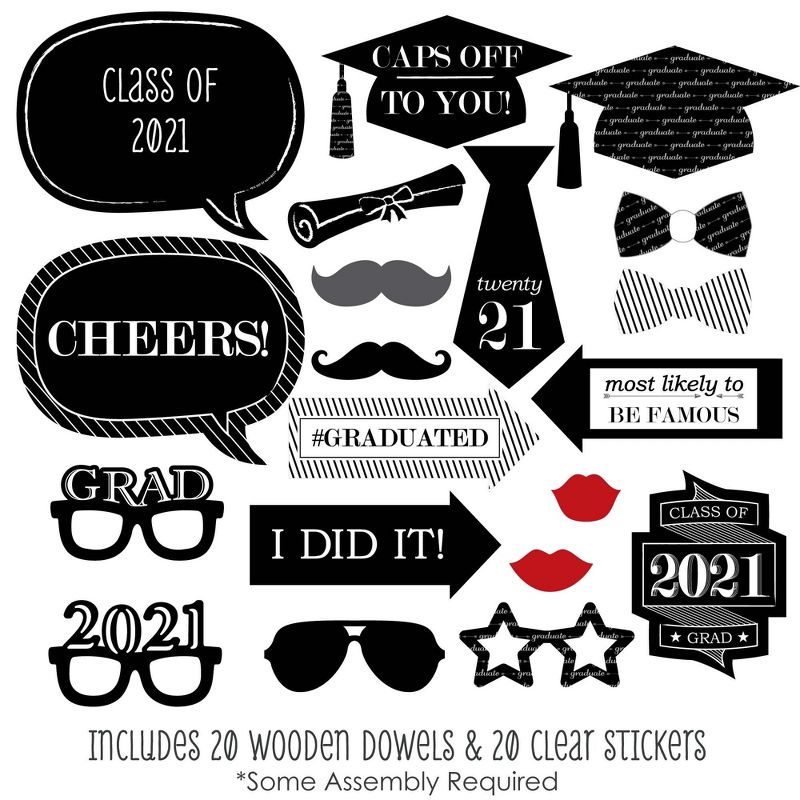 Big Dot of Happiness Senior Strong - Hanging Porch Class of 2021 Graduation Party Outdoor Decorations - Front Door Decor - 1 Piece Sign