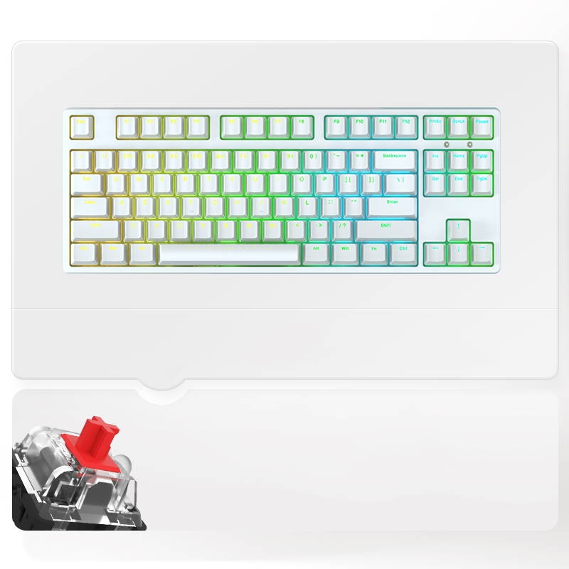 iKBC  F410 108-key RGB Backlit  Cherry MX Switch Mechanical Gaming Keyboard, N-key Rollover, PBT Keycaps