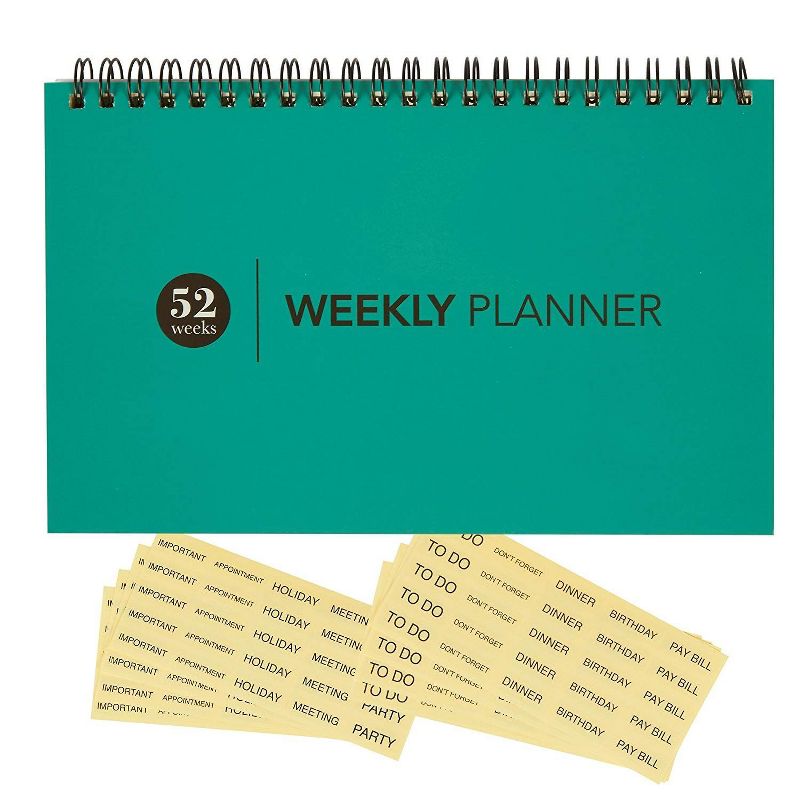 2021-22 Academic Planner 8.5" x 11" Flexible Cover Weekly/Monthly Wirebound Rose - The Home Edit