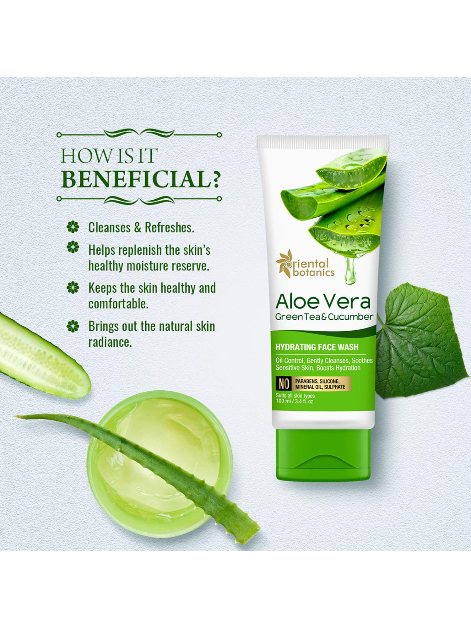 Oriental Botanics Face Wash - 100 ml