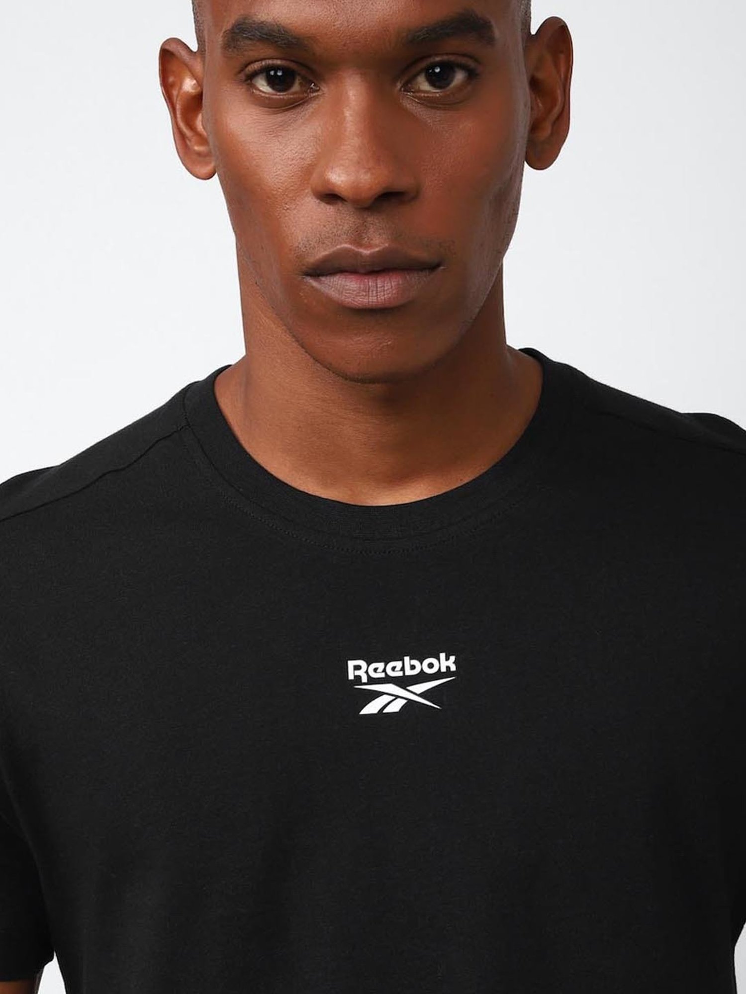 Reebok Black Relaxed Fit T-Shirt