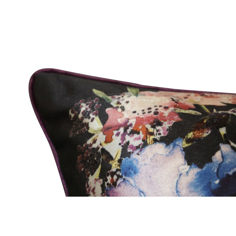 Iris Throw Pillow Charcoal - Edie @ Home