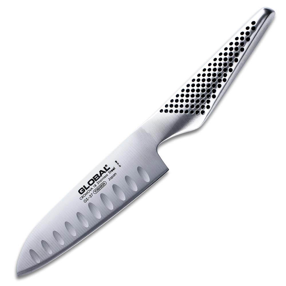 Global GS-37 Fluted Santoku, 5-inch