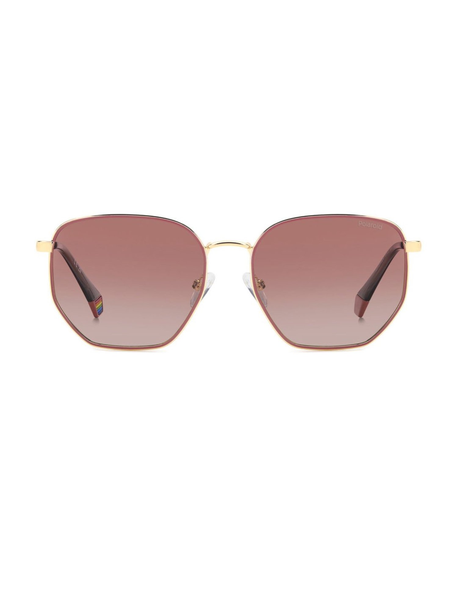 Polaroid Red Round UV Protection Unisex Sunglasses