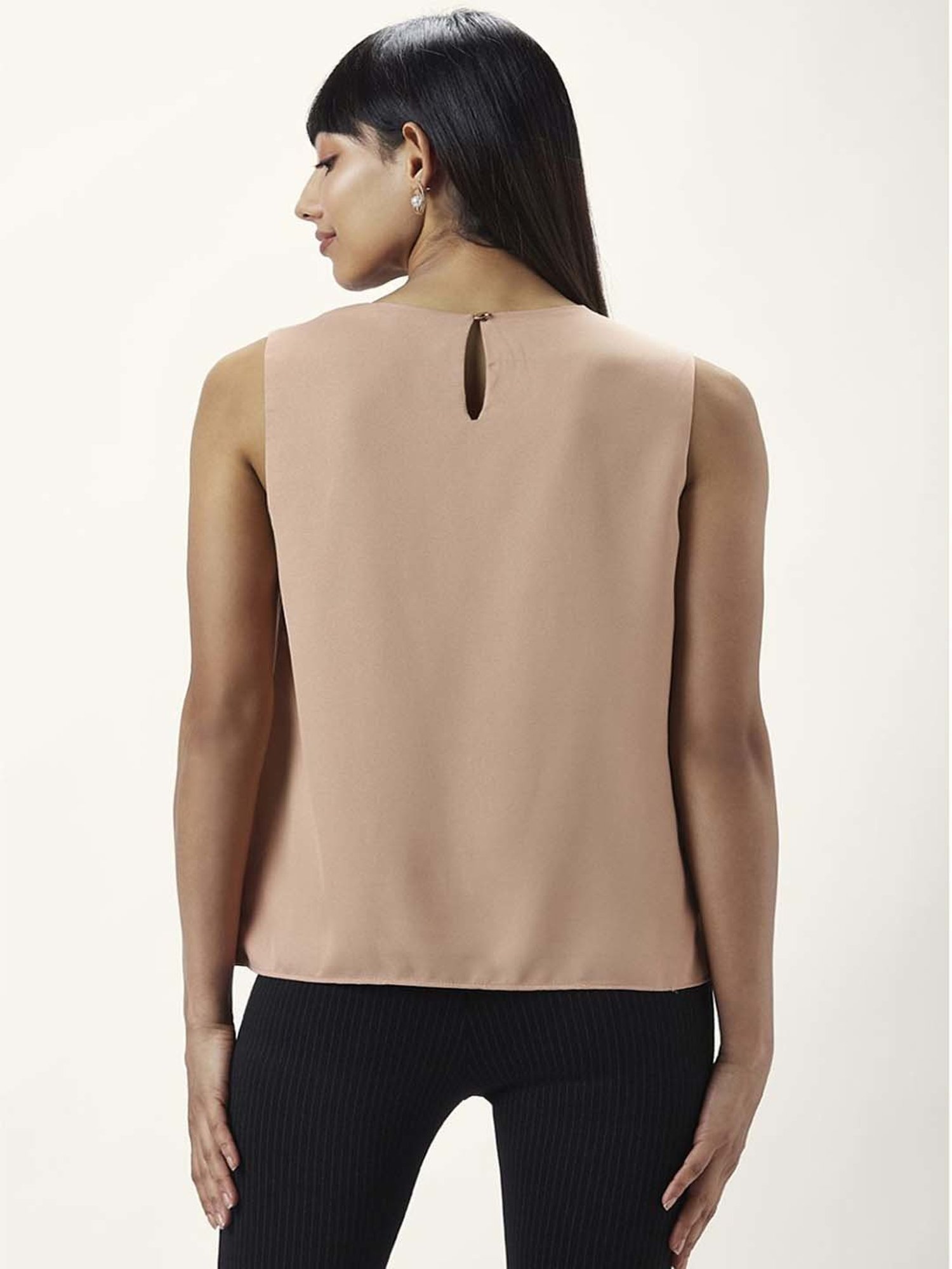 Annabelle by Pantaloons Peach Regular Fit Top