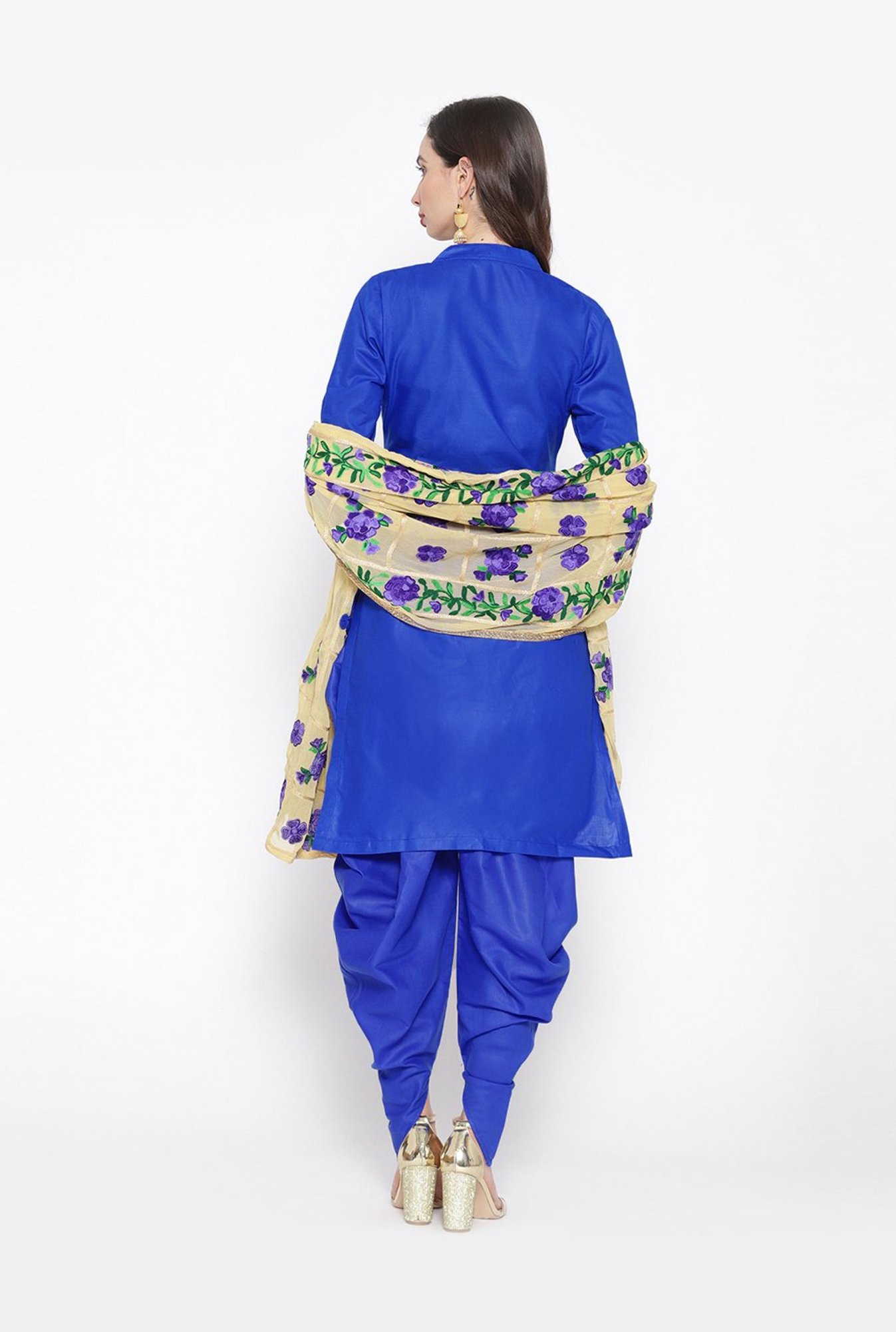 Salwar Studio Red Embroidered Blouse