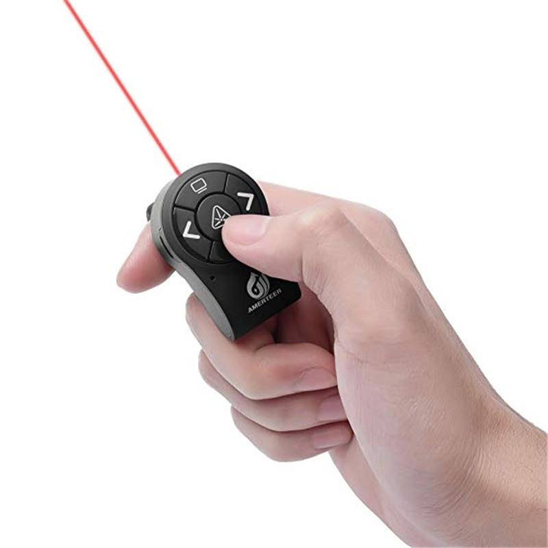 2.4GHz Wireless Presenter PPT Presentation Remote With Laser Pointer Clicker Control