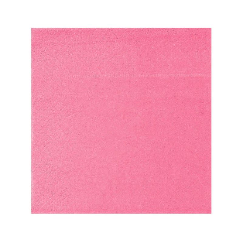 Blue Panda 200-Pack Disposable Paper Napkins Rose Pink Party Supplies 5"x5"