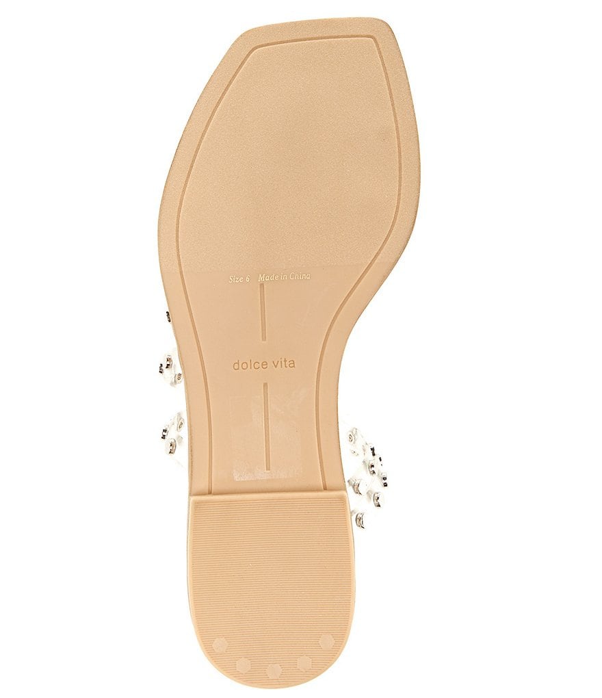 Dolce Vita Izabel Clear Studded Detail Sandals