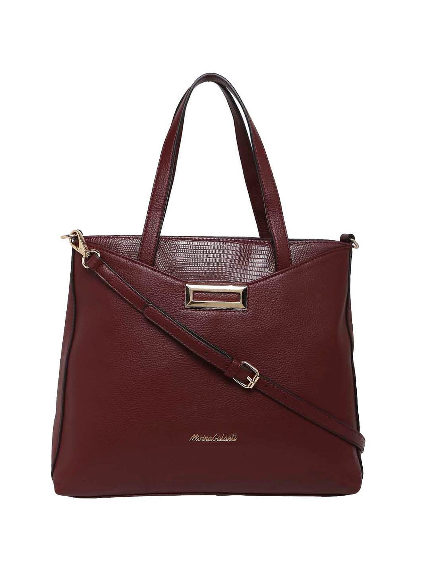 Marina Galanti Wine Midnight Sonata Soft Tote