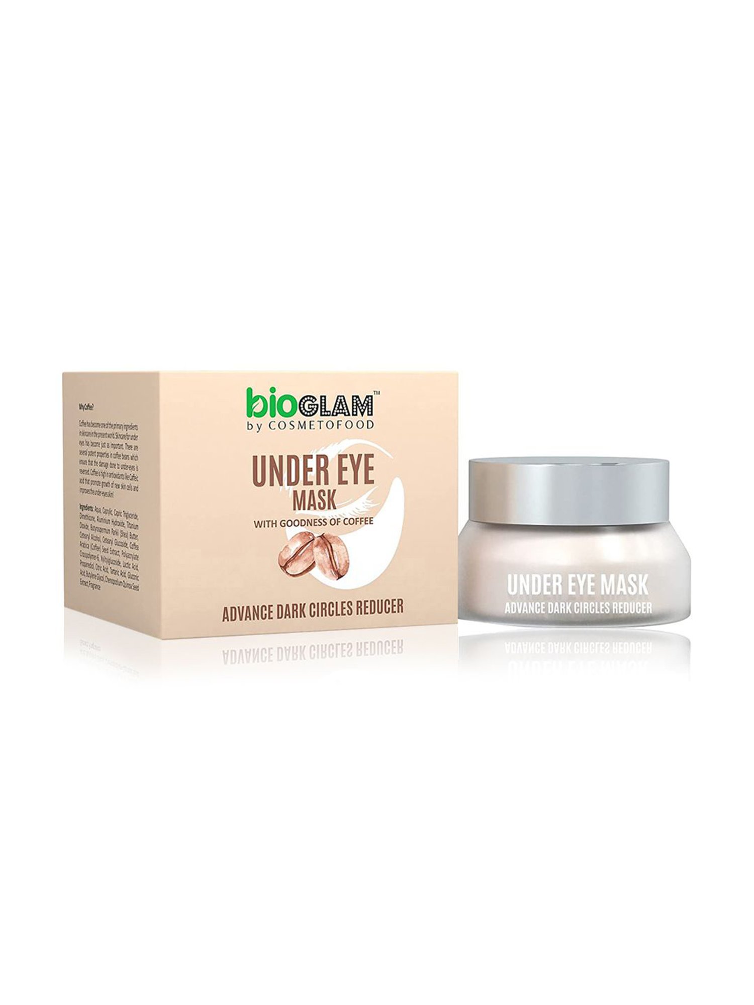Cosmetofood Bioglam Under Eye Mask For Advance Dark Circle Reducer - 10 gm
