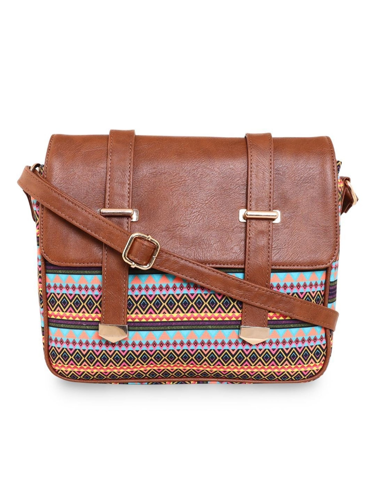 Sabhyata Multicolor Printed Medium Cross Body Bag