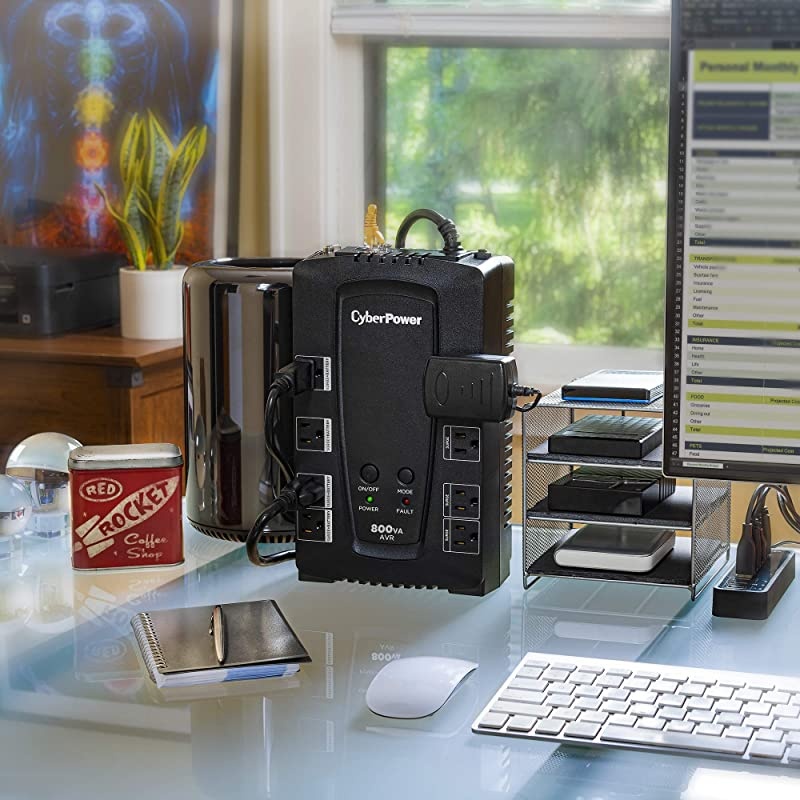 CP800AVR AVR UPS System 800VA450W 8 Outlets Compact