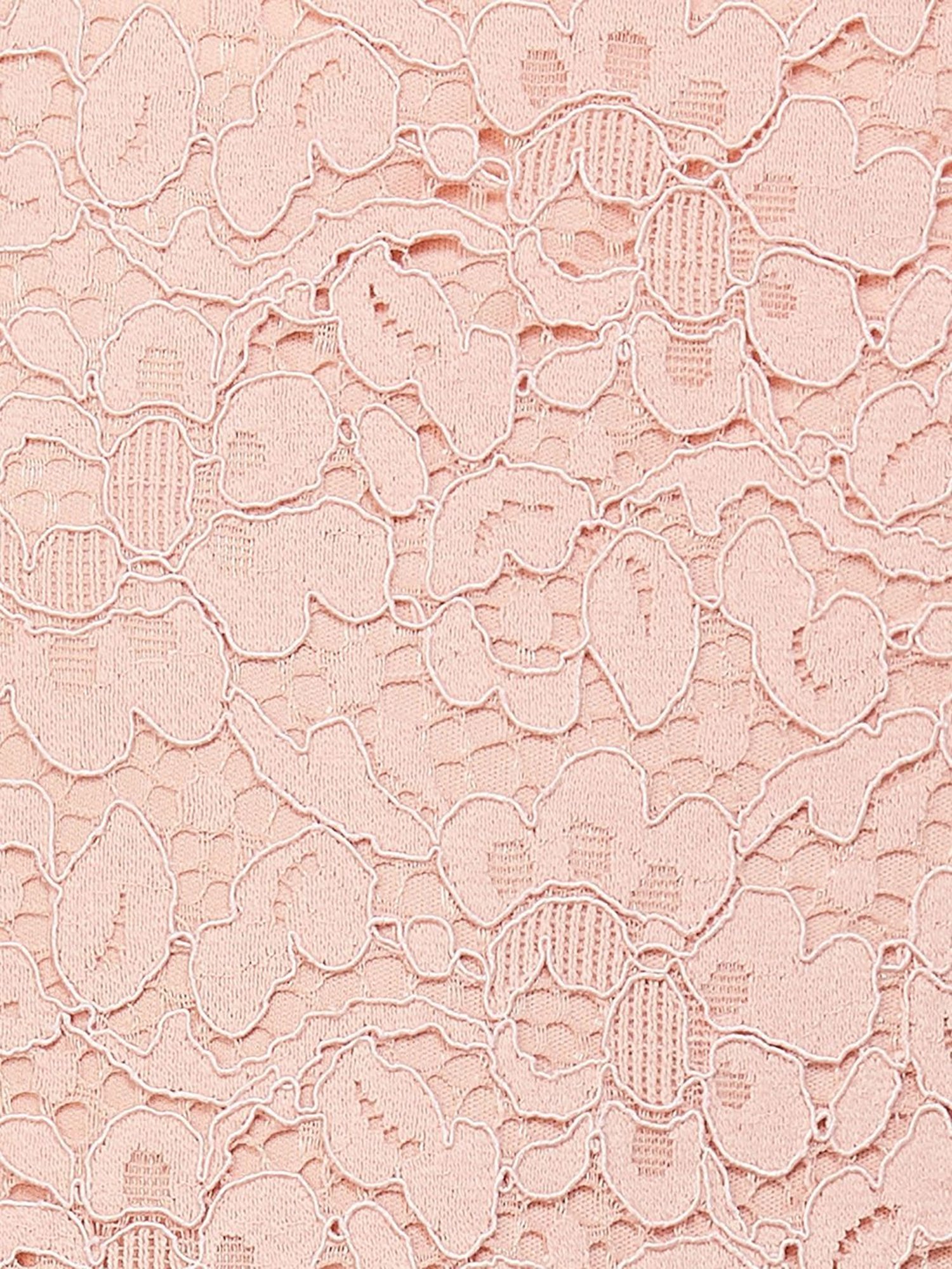 Code by Lifestyle Pink Cotton Self Pattern Bodycon Skirt