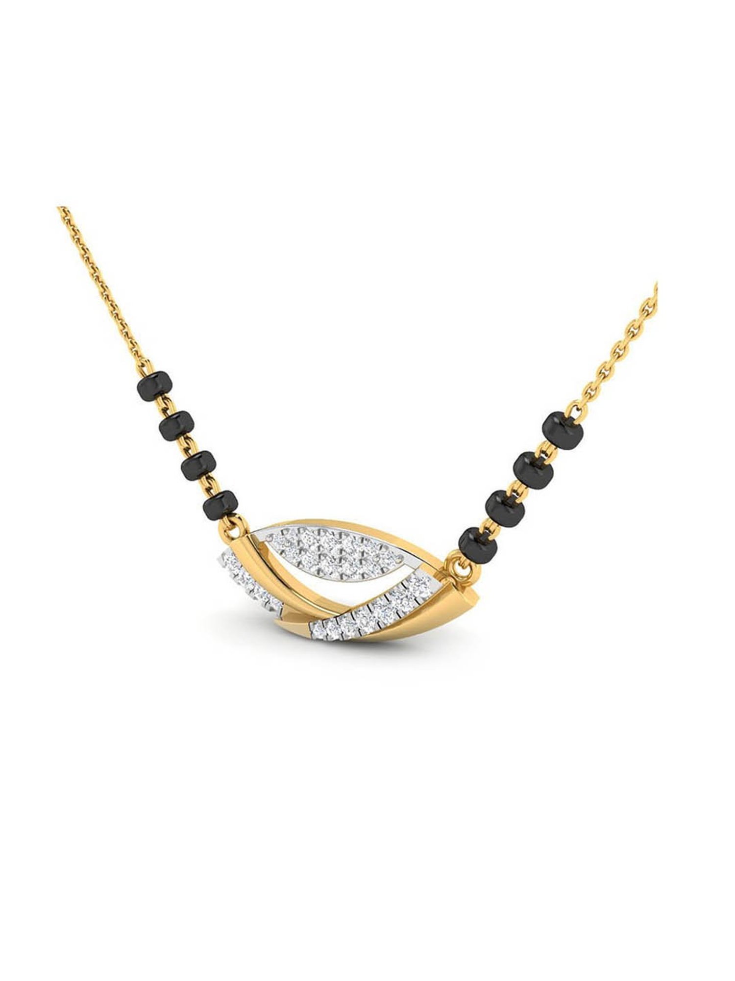 Waman Hari Pethe Jewellers 18k Gold & Diamond Mangalsutra for Women