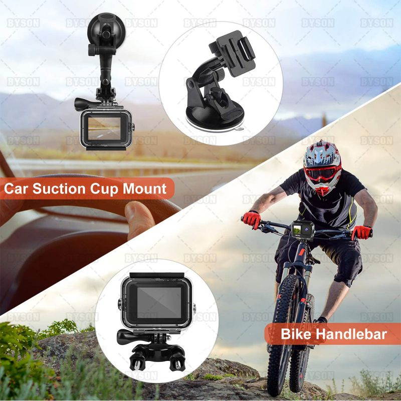Ackmioxy 52 in 1 Accessories Kit for GoPro Hero 9 Black, Rubber Case/Waterproof Case + 3 Filters Chest + Head/Wrist Strap+ Bike/Backpack Clip + Floating Grip