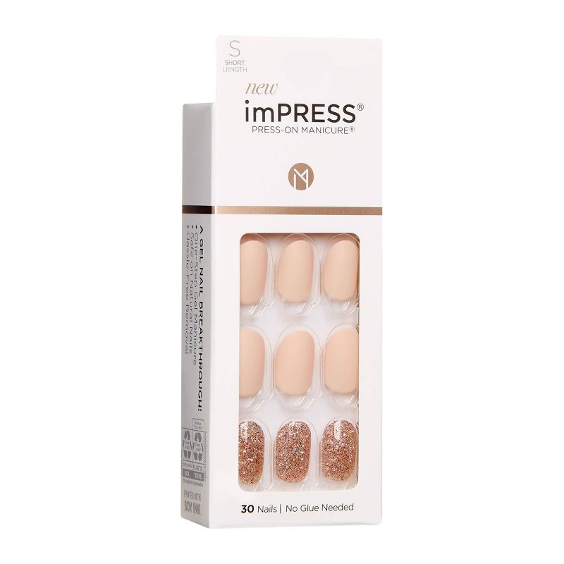 Kiss imPRESS Press-On Manicure False Nails - Evanesce - 30ct