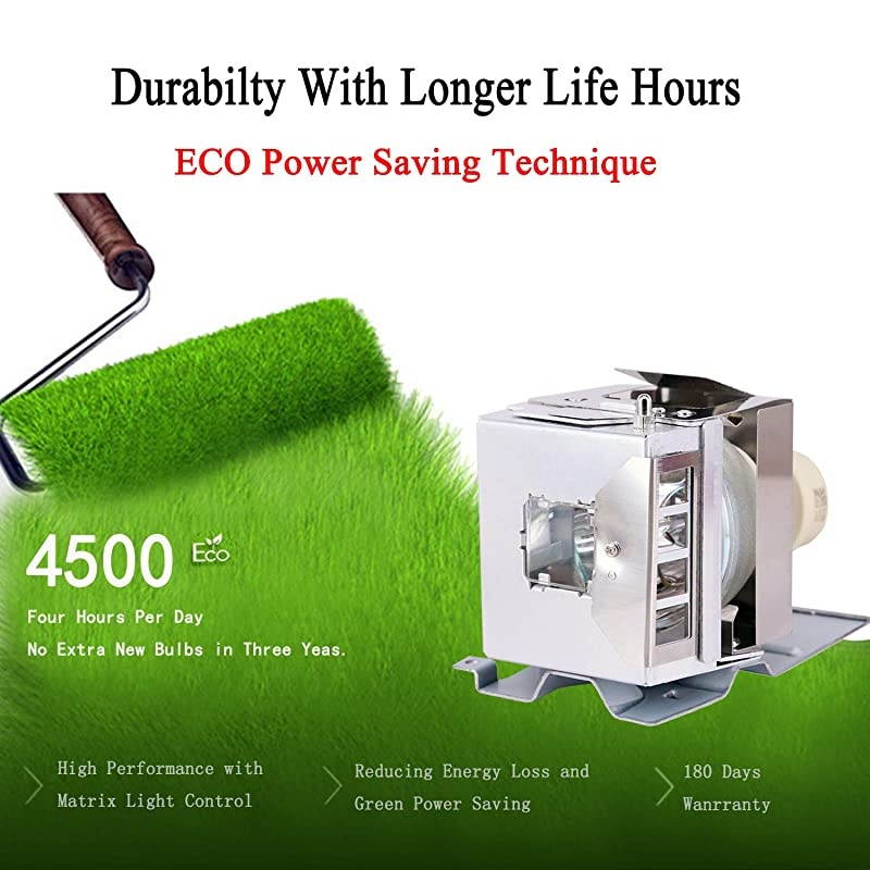 5JJG705001 Lamp Bulb for Benq MH530FHD MH535FHD MH534 MH535 MS531 MS535 MW526AE MW533 MW535 MX532 MX535 TH534 TH535 TW533 TW535 W1050 W1050S HT1070A Projector Lamp Bulb Replacement