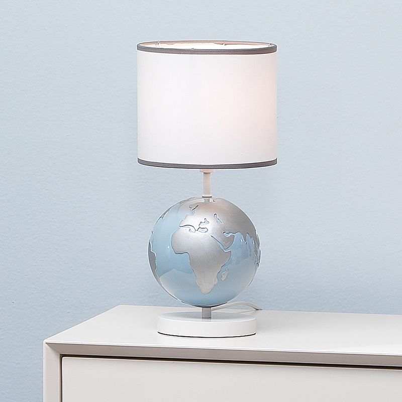 18" 2-Light Luna Clamp Arm Table Lamp with Mushroom Shade Matte Black - Globe Electric