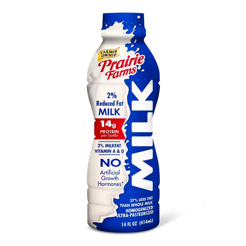 Prairie Farms 2% Milk UHT - 14 fl oz