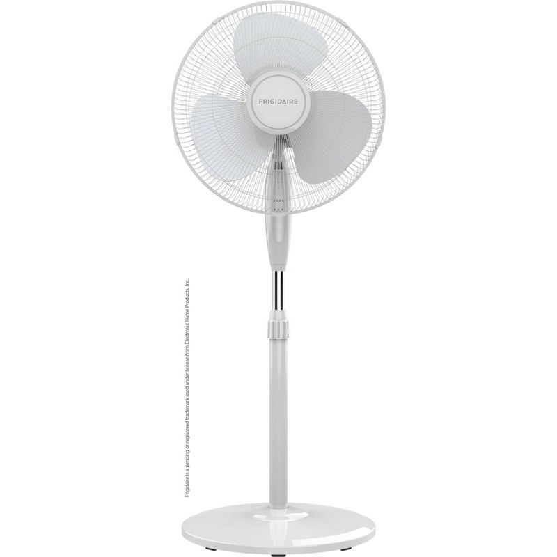 Frigidaire 16" Deluxe Pedestal Fan with Remote Control White