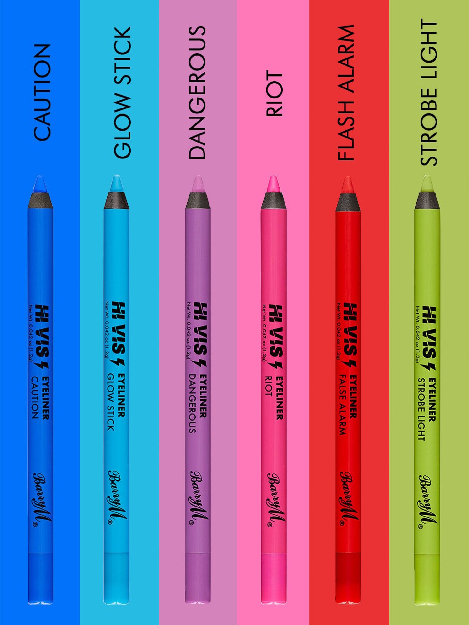 Barry M Hi Vis Waterproof Eyeliner Glow Stick - 1.2 gm