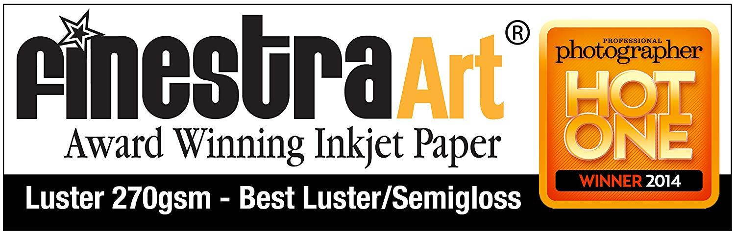 8.5" X 11" 50 Sheets Premium Luster Inkjet Photo Paper [Office Product]