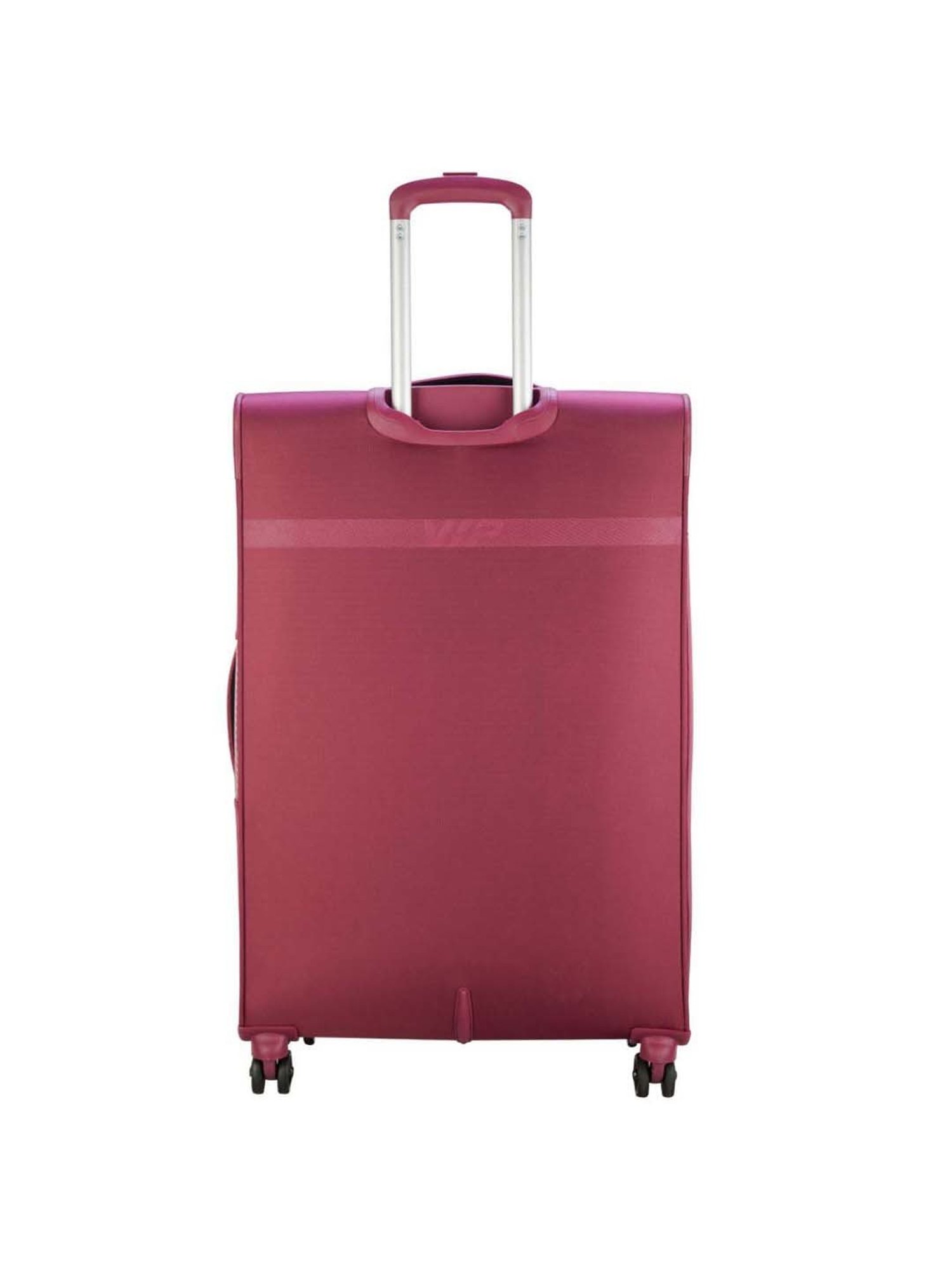 VIP Cardinal Str Exp Burgundy Striped Soft Large Trolley Bag - 51.5 cm