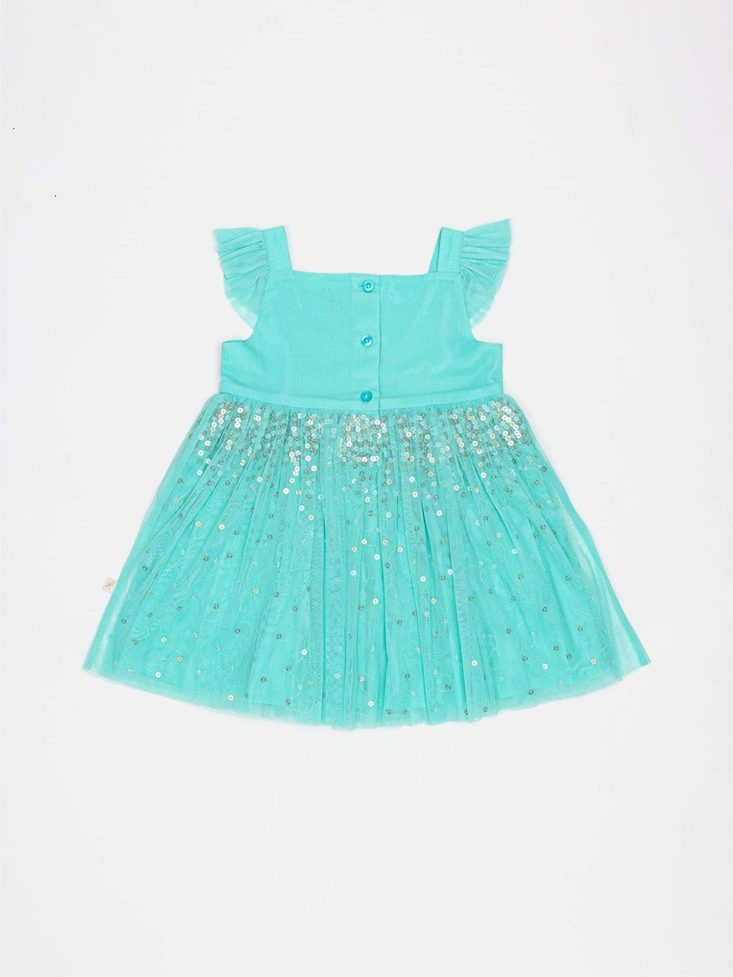 Pink Chick Kids Navy Solid Party Gowns