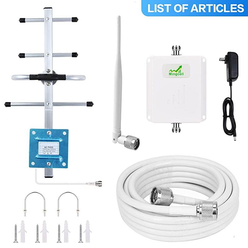 Phone Signal Booster Verizon 4G LTE Signal Booster Repeater 65dB FDD Band 13 Verizon Phone Booster Extender Amplifier for Home Office - Improve 4G Data & Voice for Remote Area