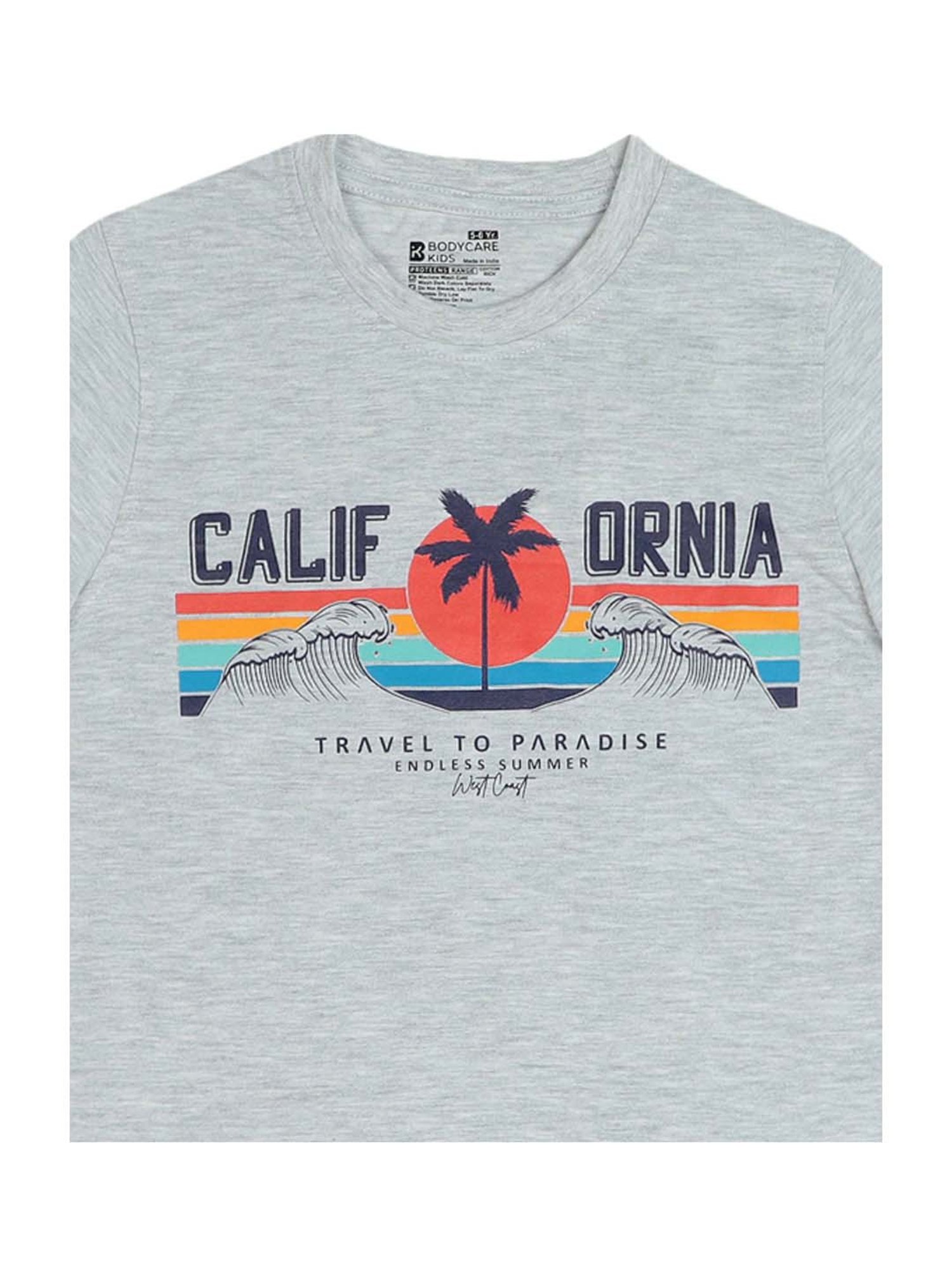 Proteens Boys Red & Grey Printed T-Shirts (Pack of 2)