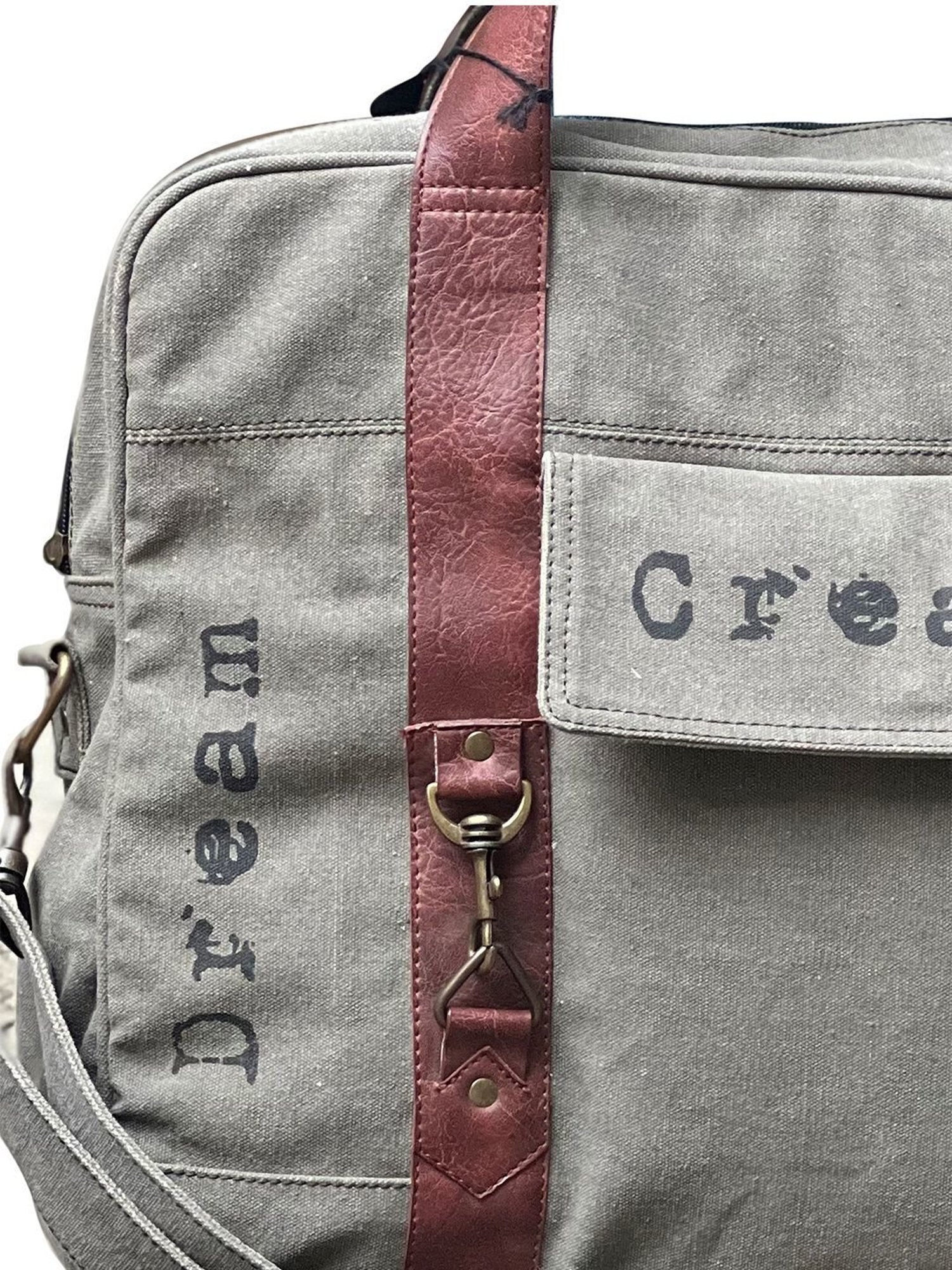 Priority Black Synthetic Large Messenger Bag