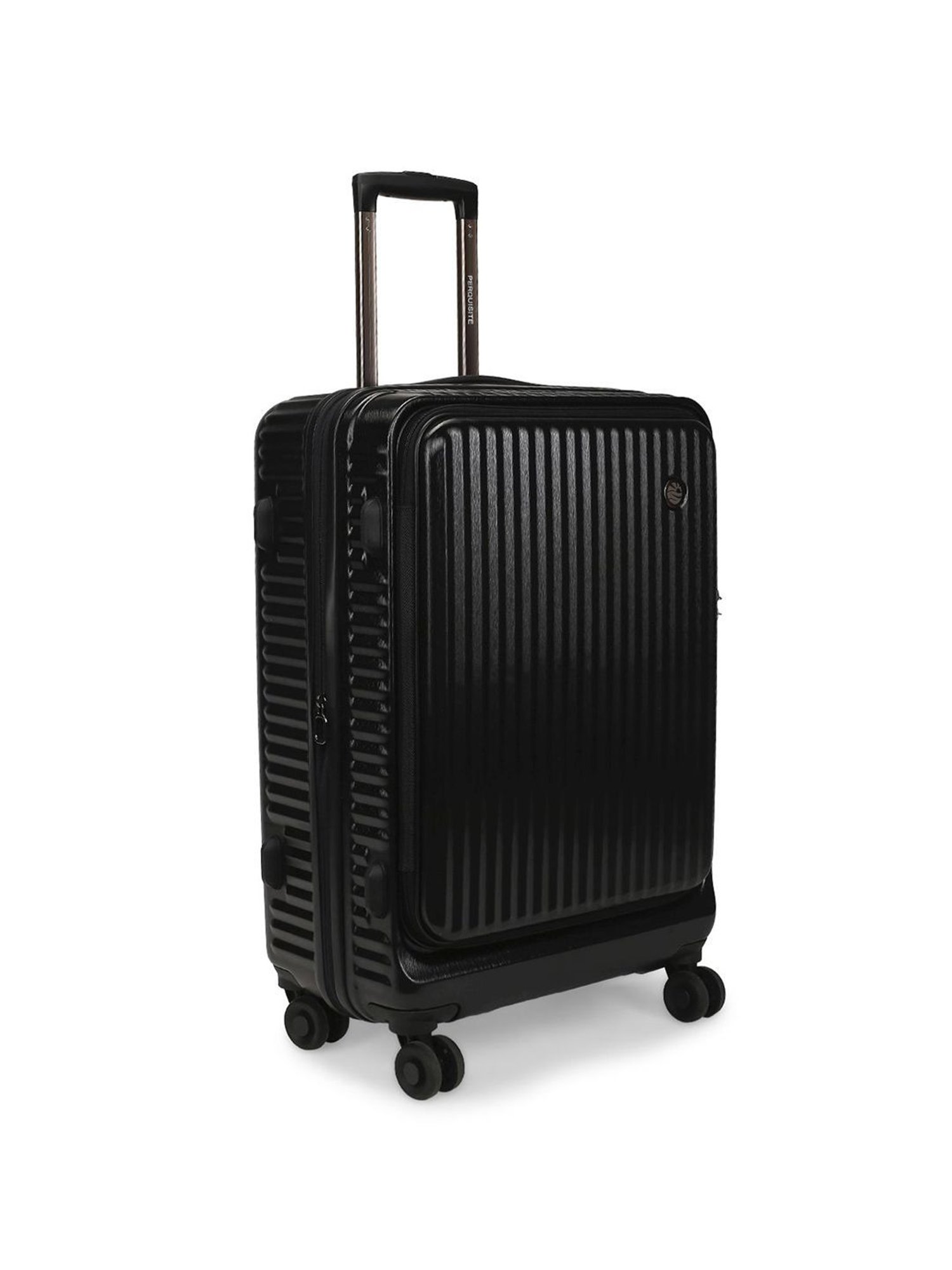Perquisite Y2K Luxe Range Black Hard 24" Medium Luggage