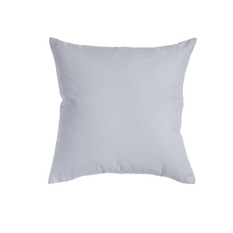 18"x18" Oval Lattice Square Throw Pillow Gray - Sure Fit