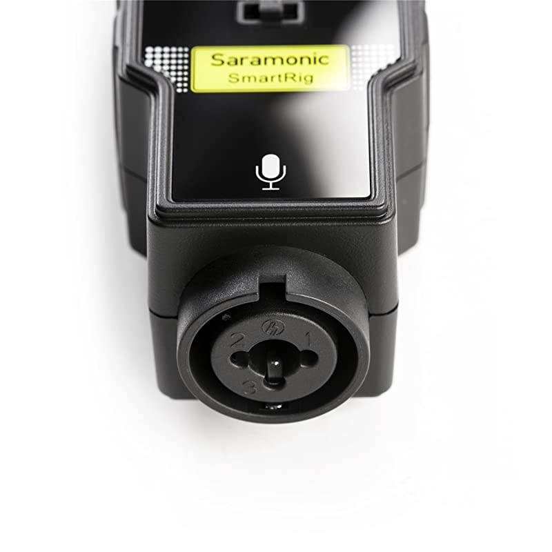 Version Saramonic Smartrig II XLR Microphone amp 63mm Guitar Adapter with Phantom Power Preamp Amplifier for iPhone 8 8 Plus 7 7 Plus 6 iPad iPod Android Smartphone