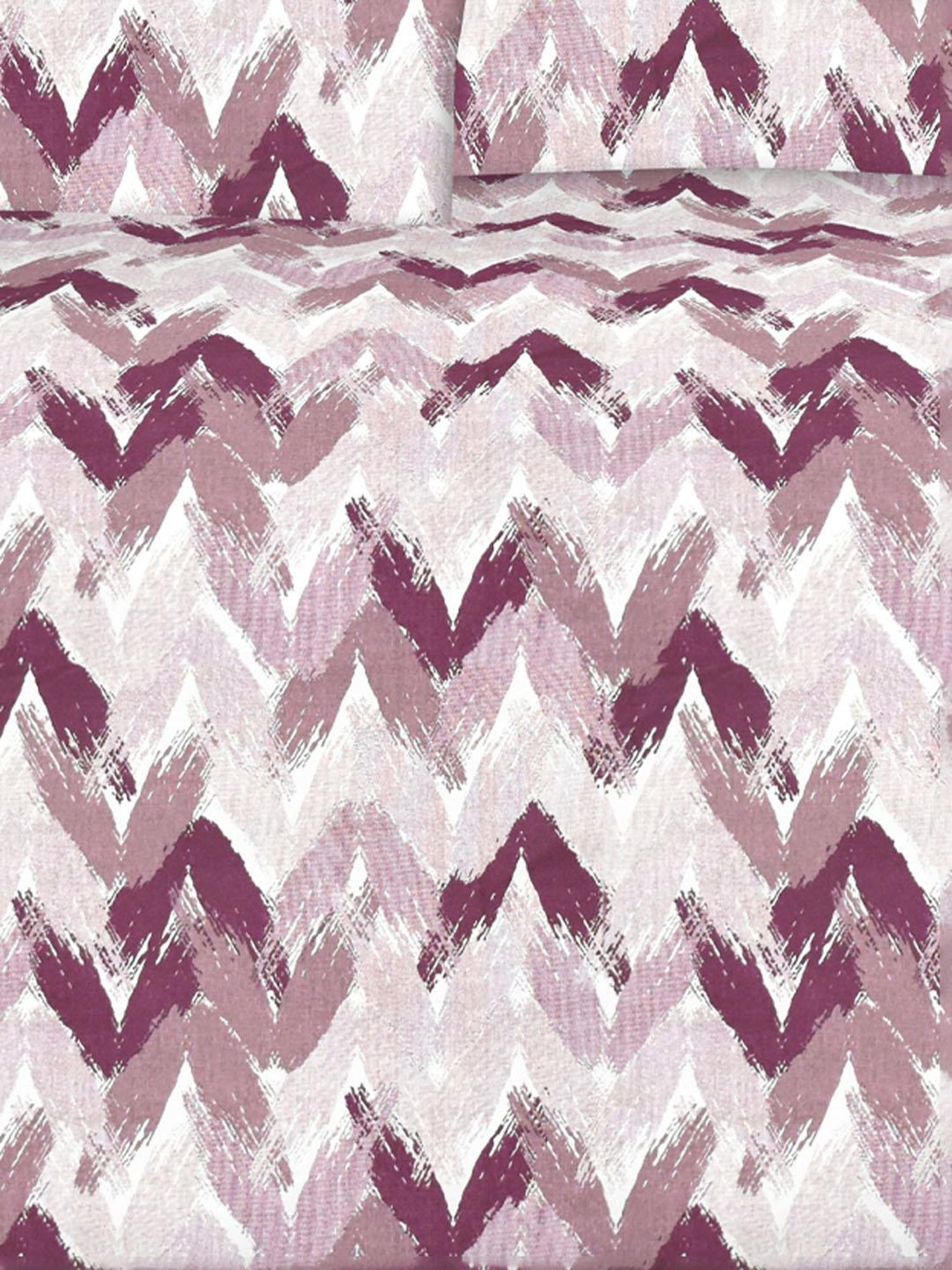 Ariana  Sardinia Wine Cotton Floral Cotton Bed Sheet