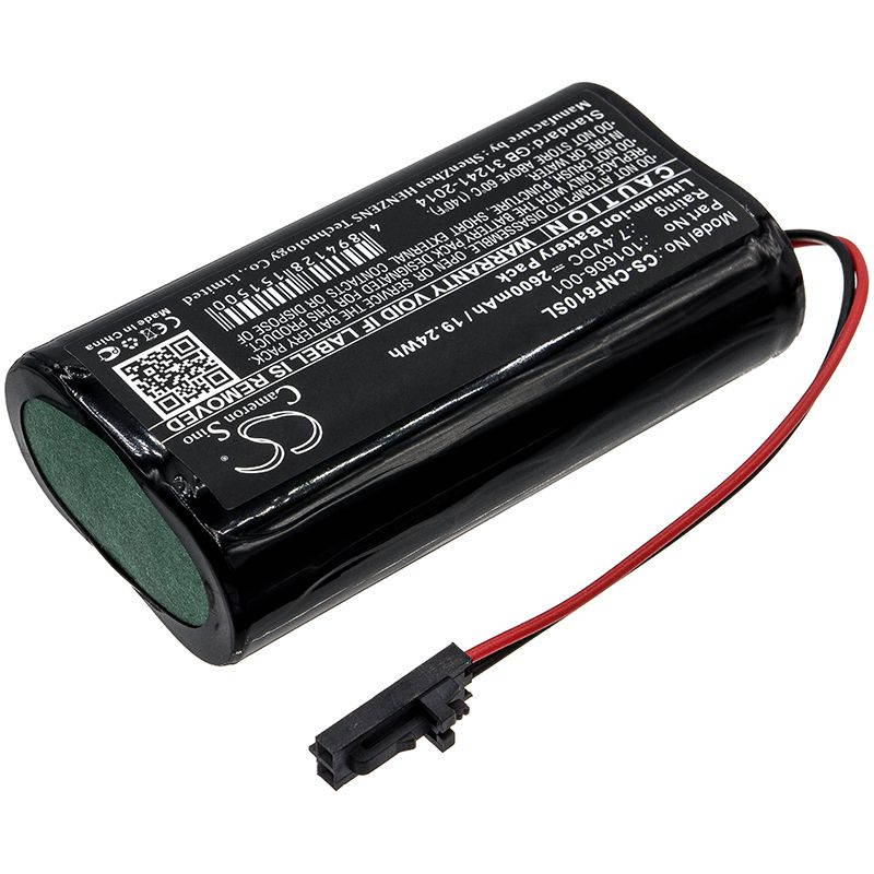 2600mAh 101606-001 Battery for Comsonics 101610-DF QAM Sniffer